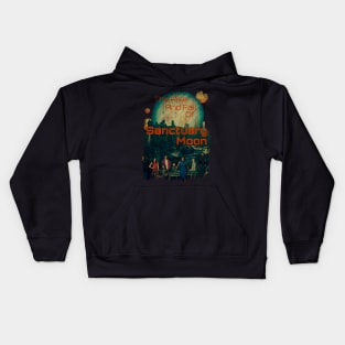 Sanctuary Moon Crack art Kids Hoodie